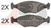 VW 374698151 Brake Pad Set, disc brake